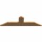 Ekena Millwork Portland Smooth Timber Gable Bracket, Western Red Cedar, 48"W x 14"H x 1 1/2"D x 5 1/2"F, 7/12 Pitch GBW048X14X0206POR00SWR - alternate 3